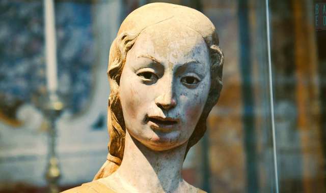 L'unica scultura realizzata dal Mantegna: � la splendida Sant'Eufemia e si trova a Irsina